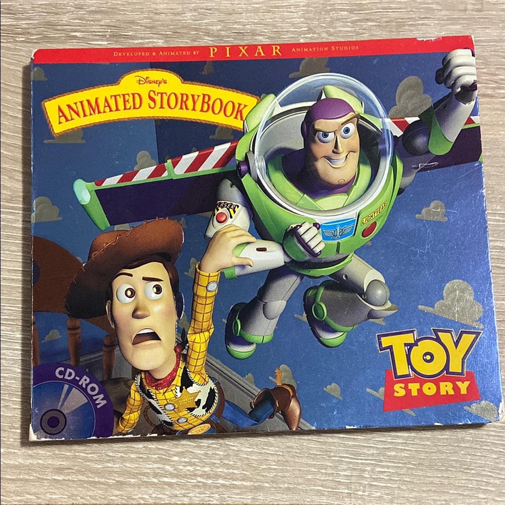Vintage Toy Story Animated StoryBook, (1996, PC) Disney, Pixar